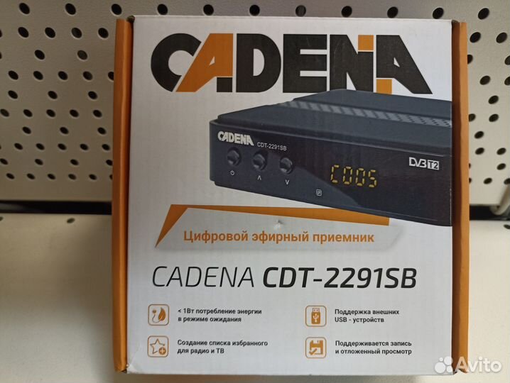 Cadena CDT-229 Цифровой эфирный приемник