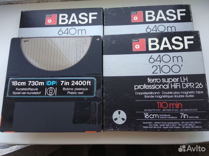 Магнитная лента BASF ferro hifi, agfa hifi