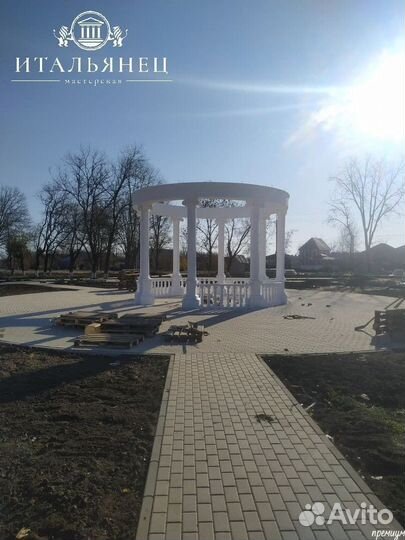 Уличные беседки – ротонды