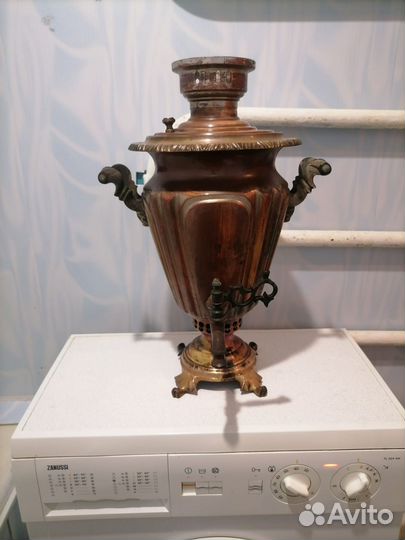 Самовар на дровах старинный