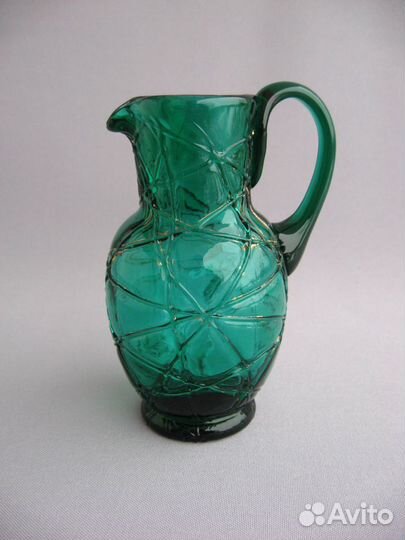 Сливочник стекло модерн Кралик Пальме-Кёниг 1910-е