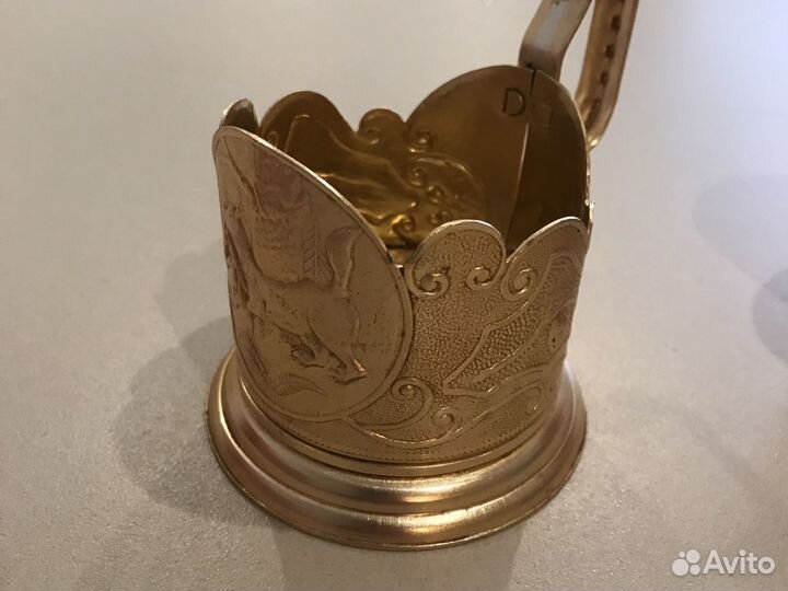 Стакан с подстаканником