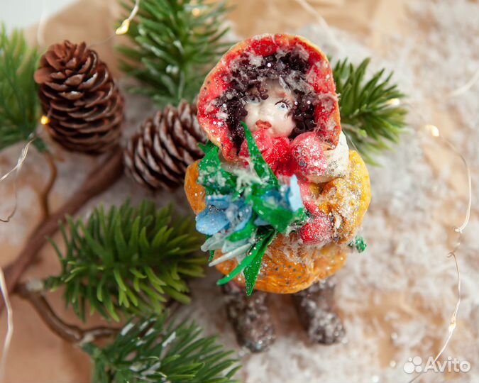 Ватные игрушки. Новогодние игрушки