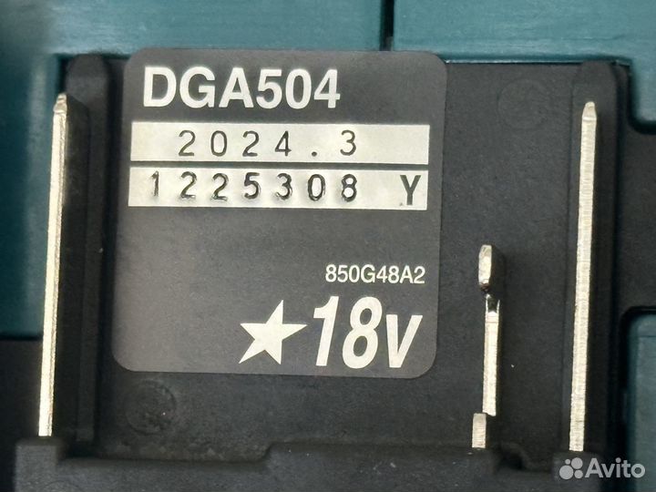 Углошлифовальная машина (ушм) Makita DGA504Z 18v