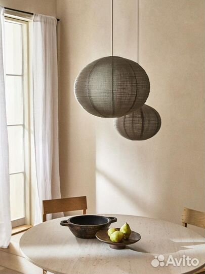 Абажур Zara Home Льняной