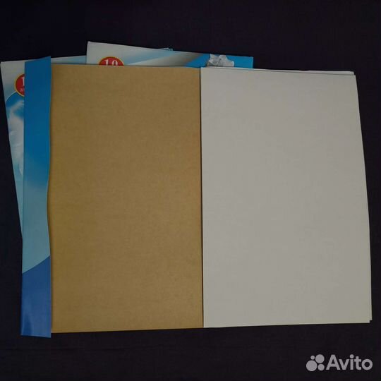 Белый картон