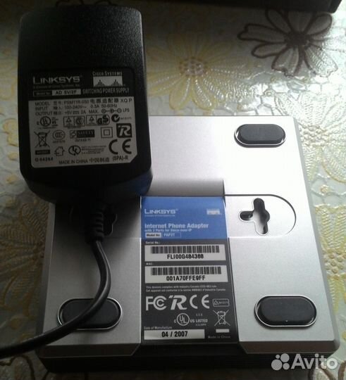 Телефонный адаптер Linksys PAP2T