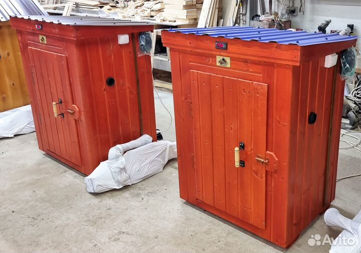 Коптильня горячего копчения из нержавейки