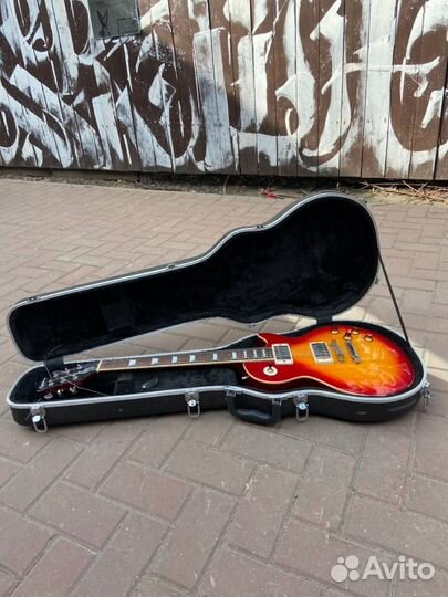 Epiphone Les Paul standard, кейс и стреплоки