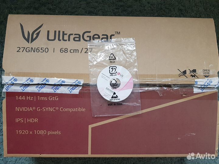 Монитор LG UltraGear 27GN650-B 27