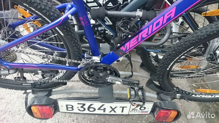 Крепление на фаркоп Mottez на 4 велосипеда