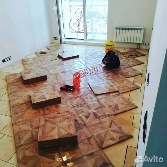 Укладка,Циклевка, Шлифовка,Паркета