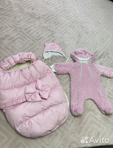 Конверт на выписку зимний для девочки