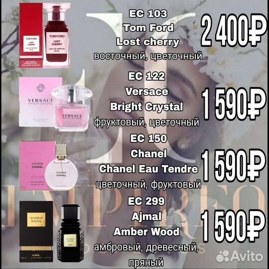 Духи мужские и женские