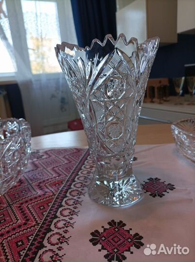 Ваза хрустальная СССР