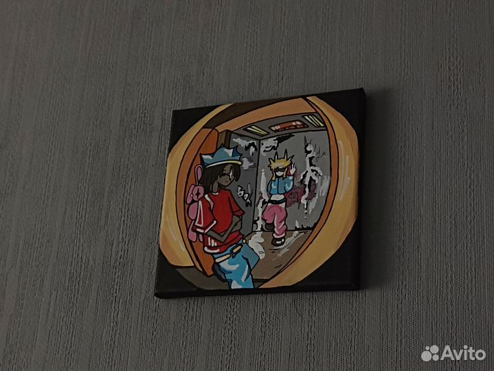 Картина акрилом на холсте