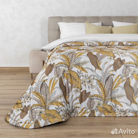 Покрывало Доминик янтарный новое плед на кровать