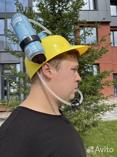 Пивная каска с подставкой под банки,бутылки хэлуин