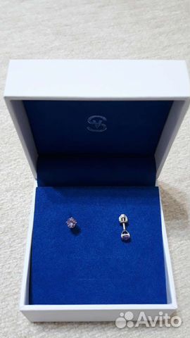 Серебряные серьги с аметистами