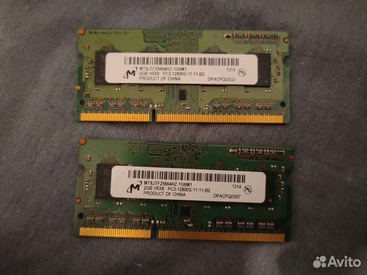 Оперативная память ddr3 для ноутбука 4gb