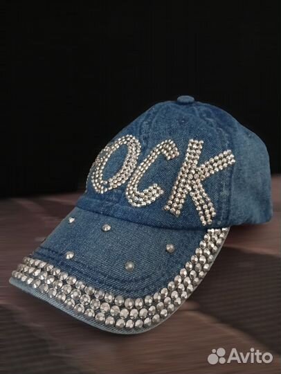 Кепка женская джинсовая