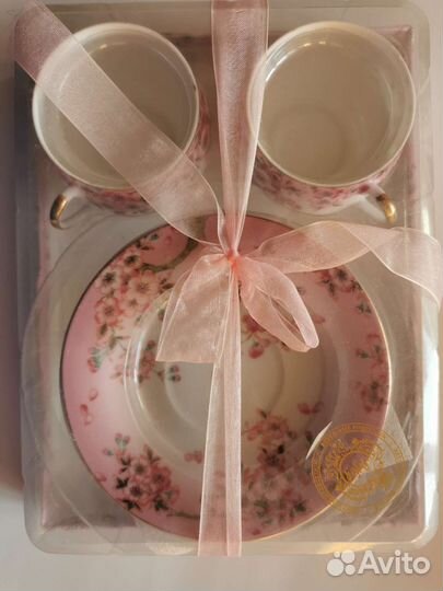 Новый большой чайный и кофейный сервиз