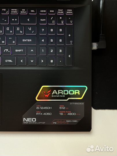 Игровой ноутбук Ardor Gaming 17,3