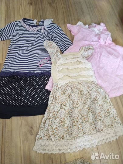 Одежда на девочку пакетом рост 92-110