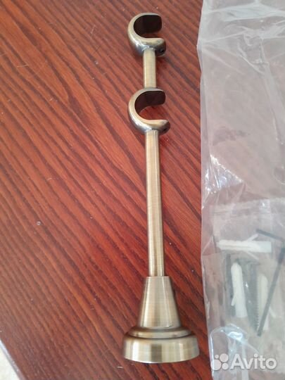 Держатель карниза двойной цвет антик 16 и19 труба