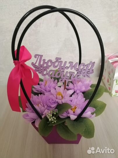 Букет цветов из мыла/воспитателю/учителю/маме