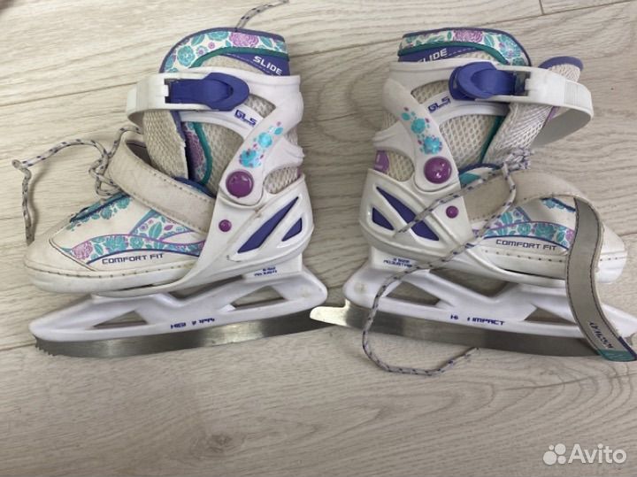 Коньки детские раздвижные 26-31