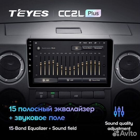 Магнитола Teyes CC2L+ 2+32 GAZ Gazelle Next 13-21