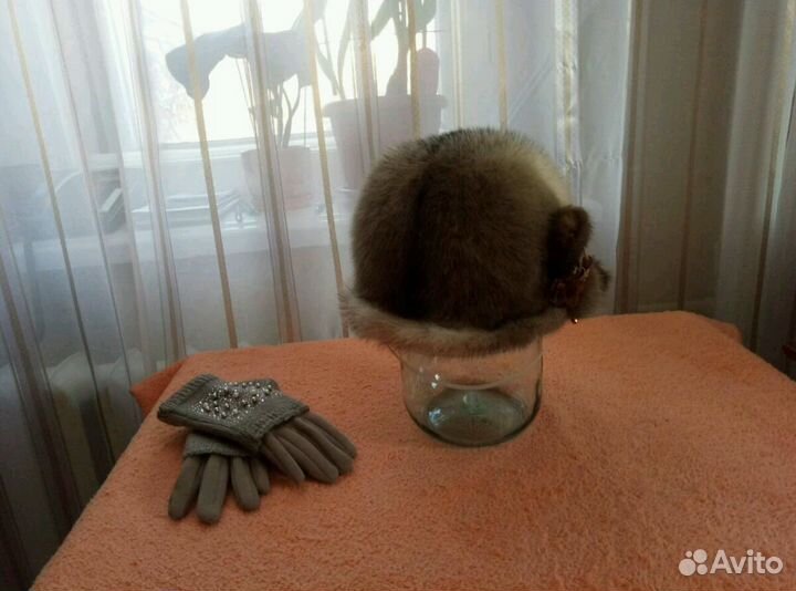 Шапка норковая новая