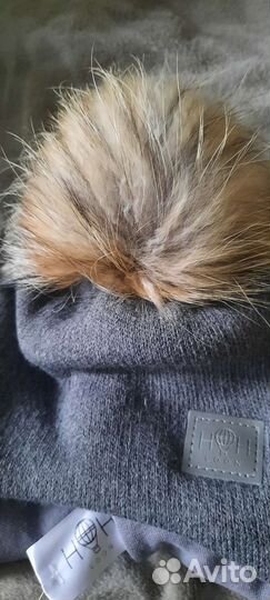 Комплект шапка и снуд и шапка-шлем