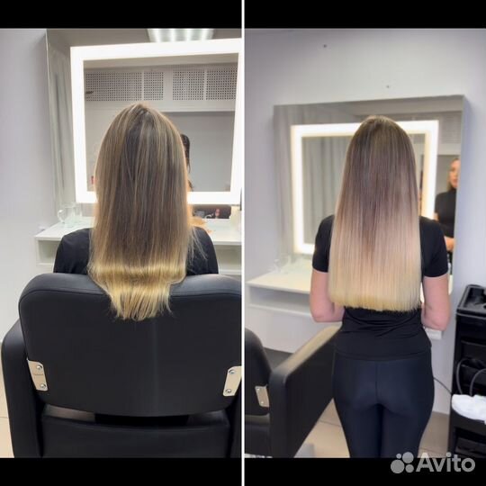 Наращивание волос / микронаращивание волос