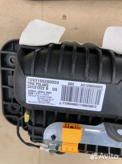 Подушка безопасности поссажира мерседес е212