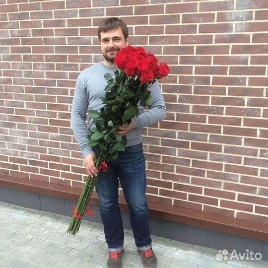 Высокие розы Доставка цветов