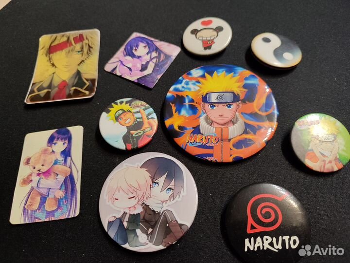 Значки магниты аниме