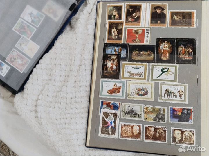 Почтовые марки живопись