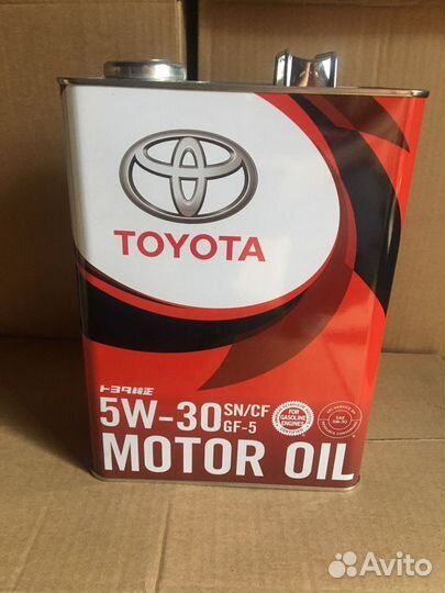 Моторное масло Toyota 5-30 4литра
