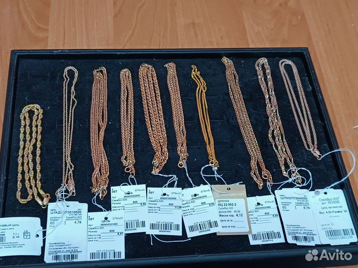 Серебряные цепочки 925пр