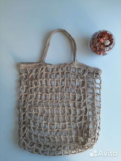 Авоськи из джута ручной работы