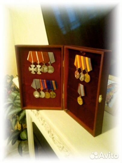 Футляр для медалей (орденов) ручной работы