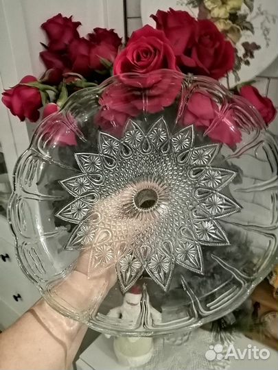 Ваза на ножке Мальцов