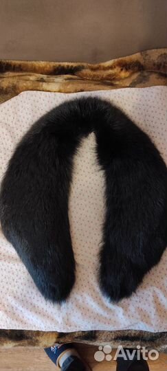 Меховой воротник песец