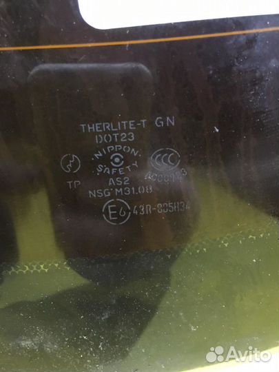 Стекло заднее Mazda 6 GG 2005–2008 l рестайл