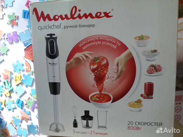 Чаша + нож от блендера Moulinex