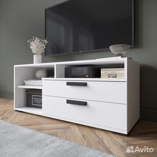 Тумба под тв белая