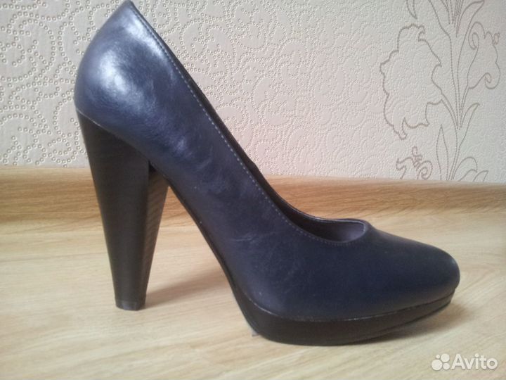 Стильные темно-синие туфли Centro Новые 38