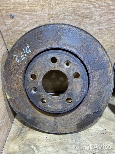 Комплект передних тормозных дисков Scenic 3 D172